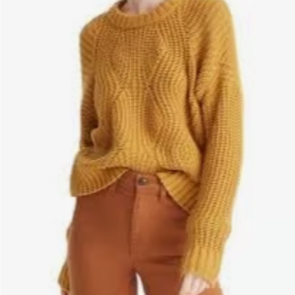 Cozy Mustard Sweater